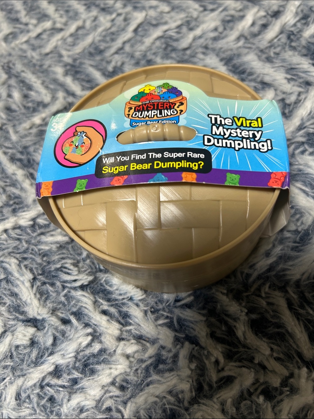 The Viral Mystery Dumpling Sugar Bear Edition Toy Collectible